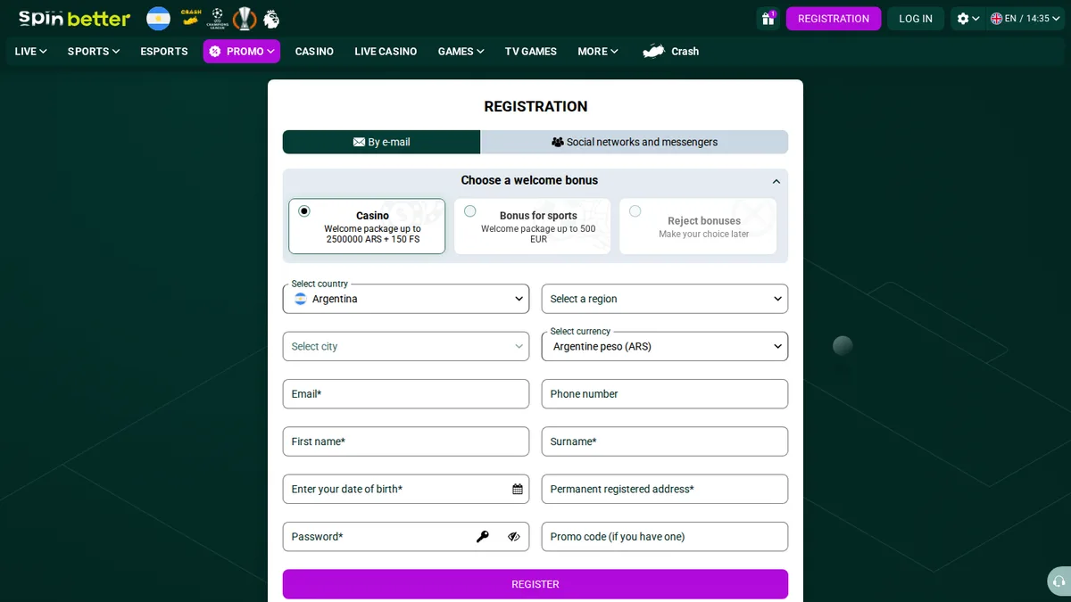 Registration and verification